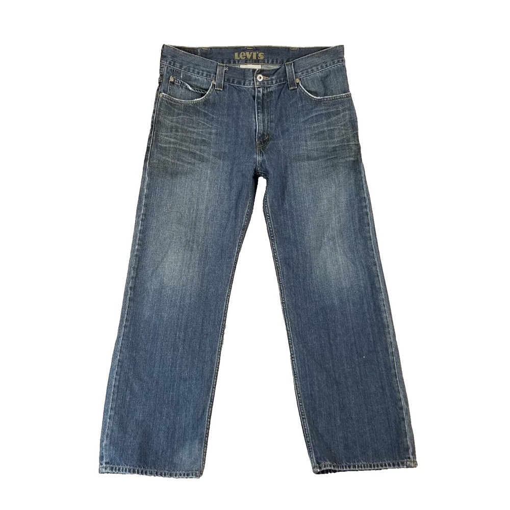 Levi's 549‎ jeans men's 38x32 low rise loose fit blue denim pants